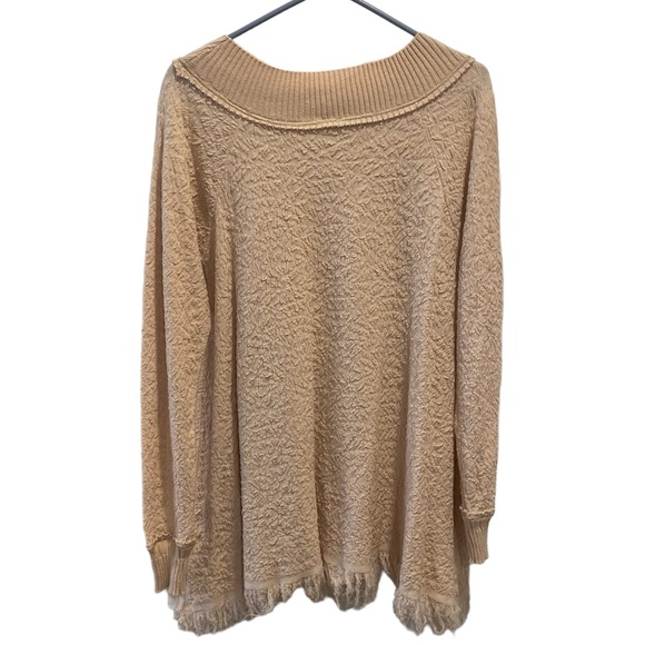 Free People Small Beige Textured Sweater - Picture 1 of 11